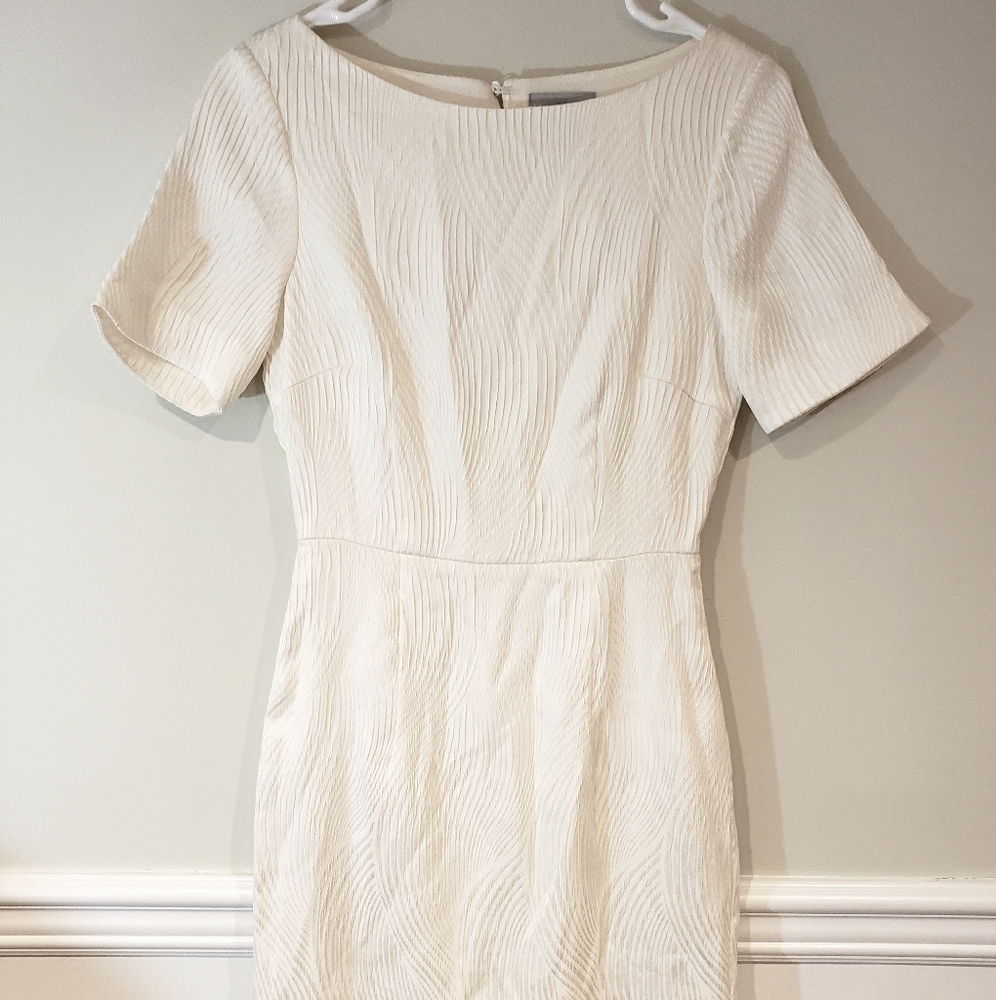 NWT H&M White Swirl Patterned Dress Size 4
